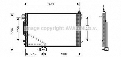 AVA QUALITY COOLING msa5200d -  Конденсатор, кондиционер